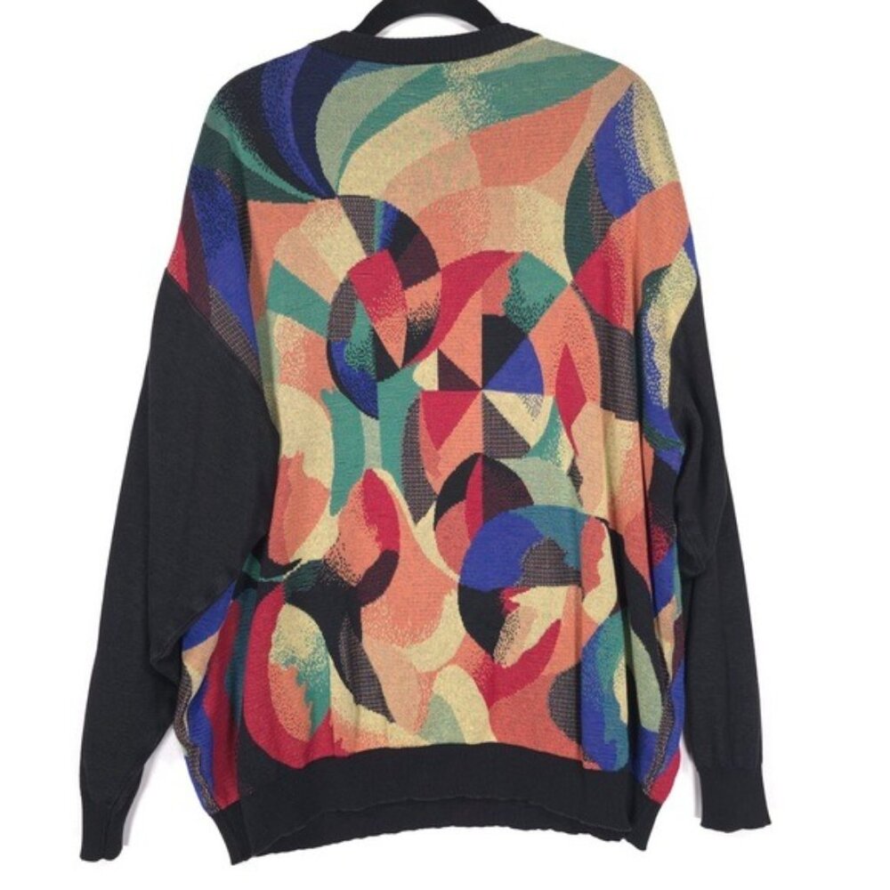 ST. CROIX R Delaunay Luxury COLLECTORS‎ SILK Crew Knits Pullover Sweater Size XL - Picture 2 of 10